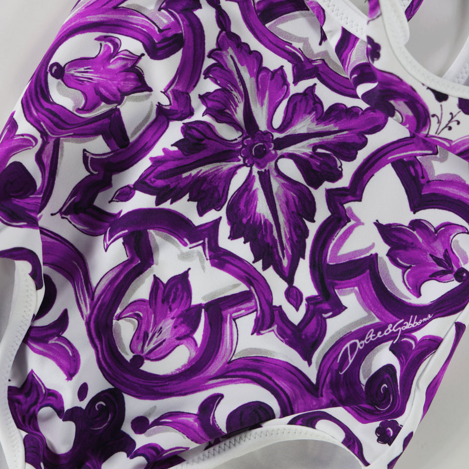 Dolce & Gabbana Baby Girls Swimwear  White