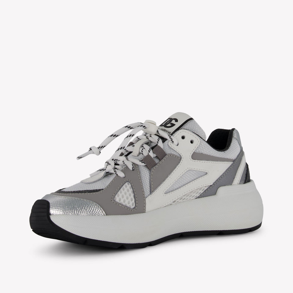 Dolce & Gabbana Unisex Sneakers In Zilver