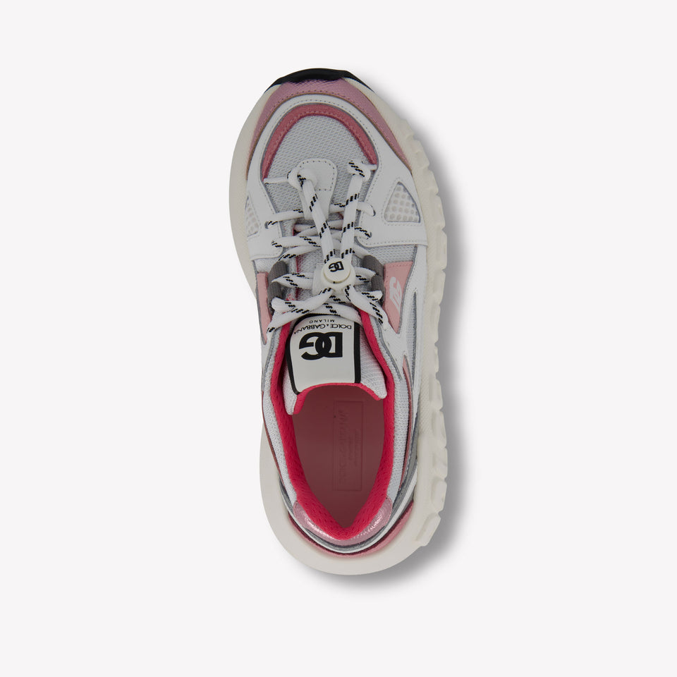 Dolce & Gabbana Unisex Sneakers In Licht Roze