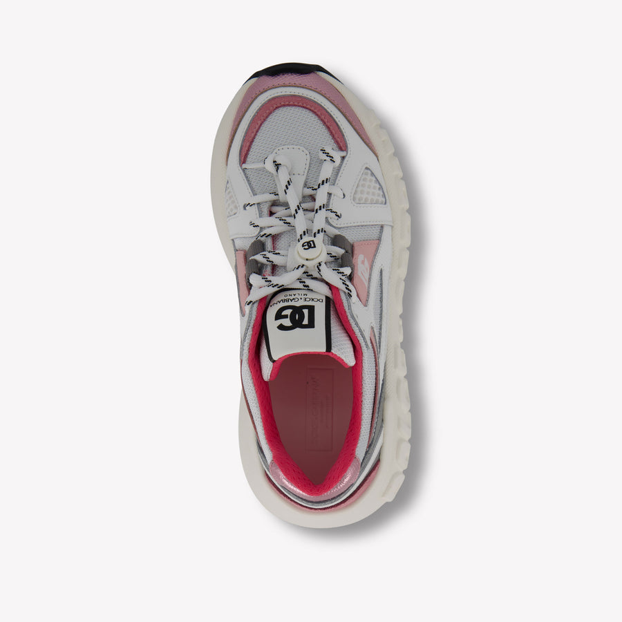 Dolce & Gabbana Unisex Sneakers In Licht Roze