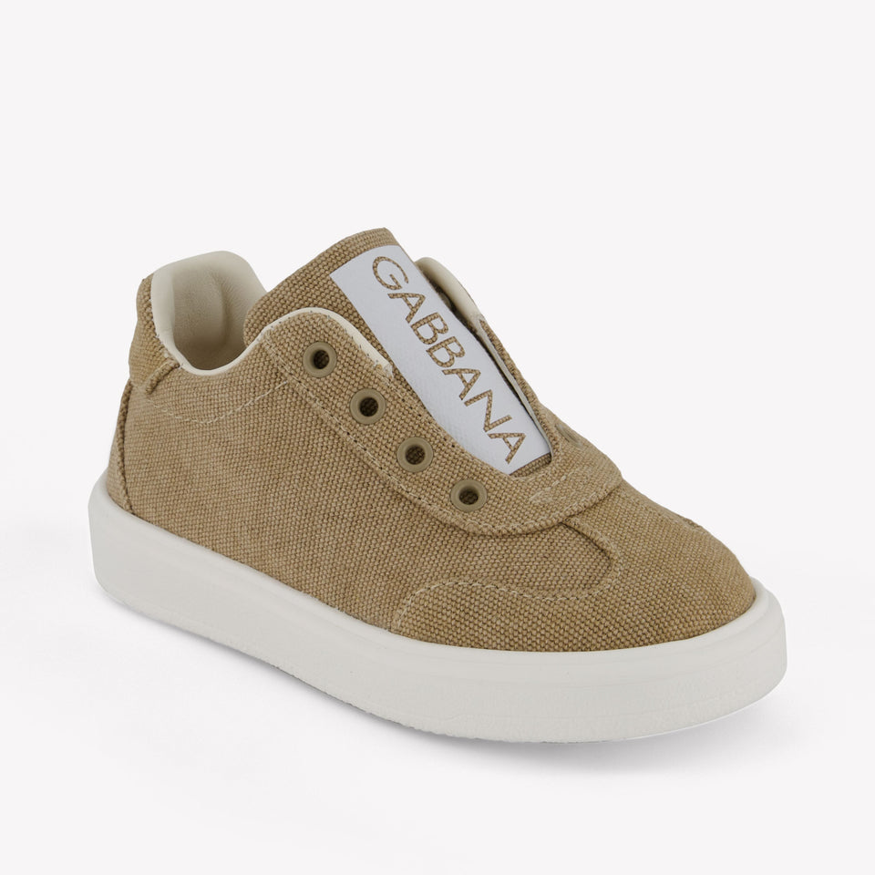Dolce & Gabbana Jongens Sneakers In Beige