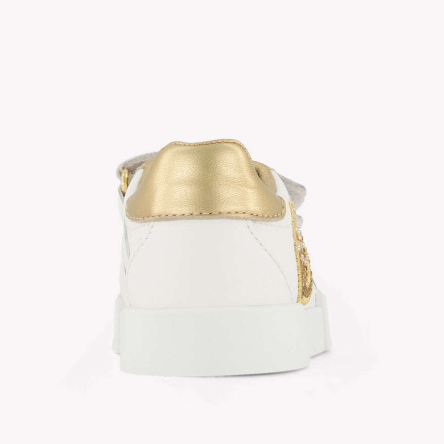 Dolce & Gabbana Meisjes Sneakers In Wit