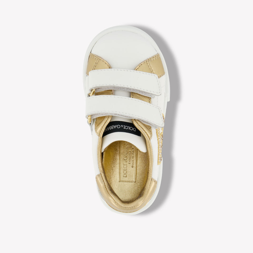 Dolce & Gabbana Meisjes Sneakers In Wit