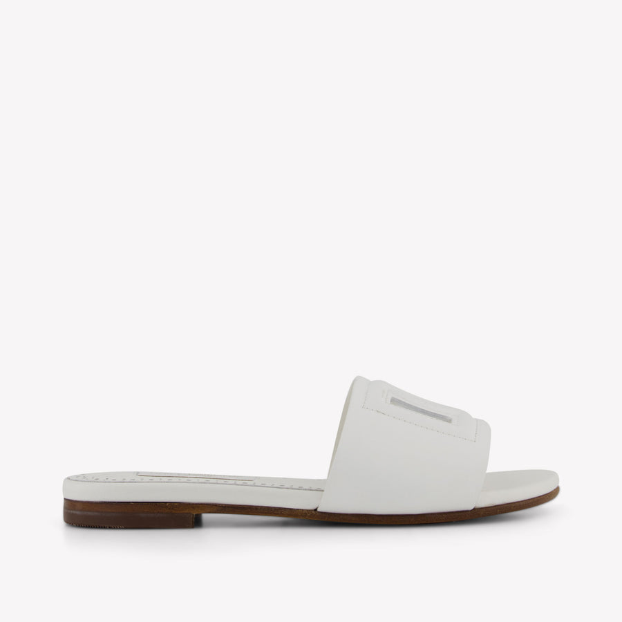 Dolce & Gabbana Meisjes Slippers In Wit