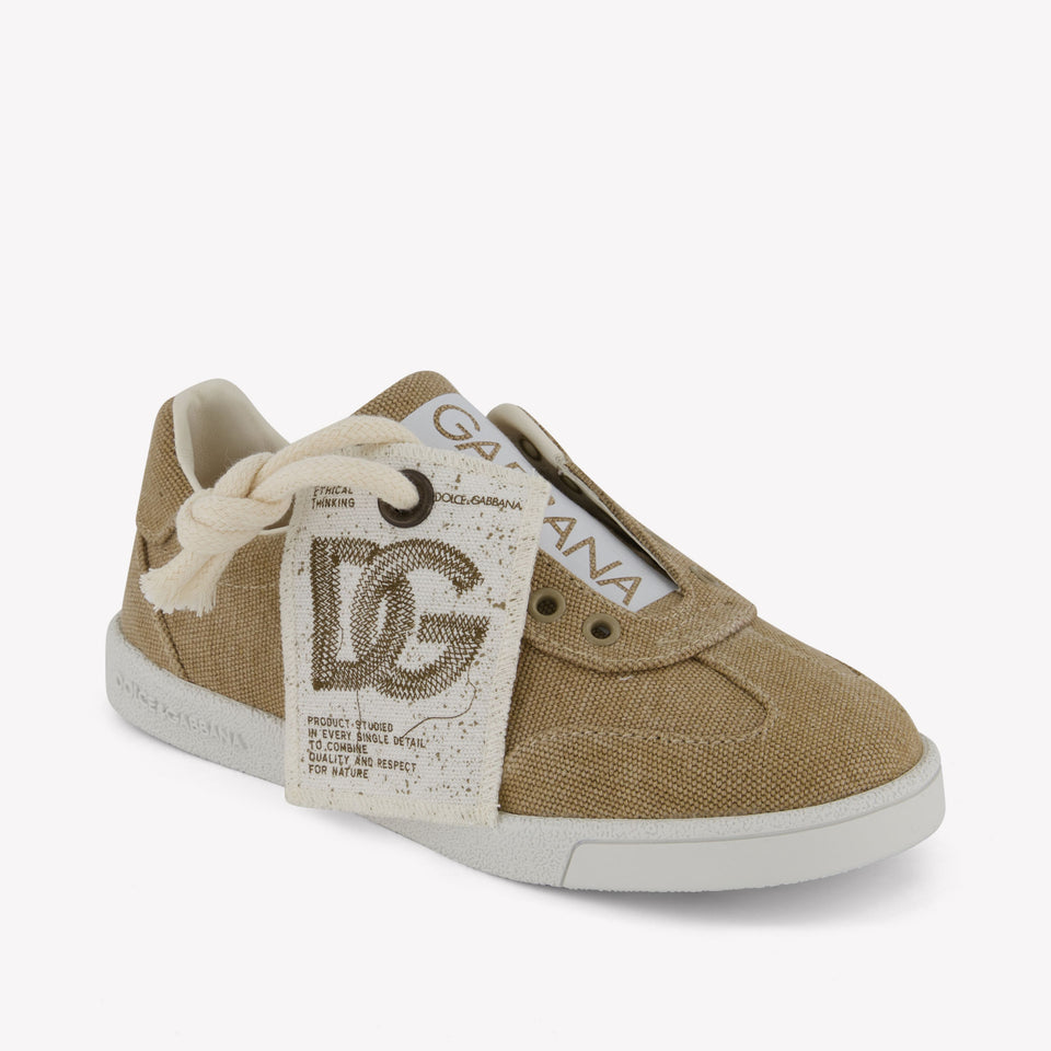 Dolce & Gabbana Boys Sneakers  Light Beige