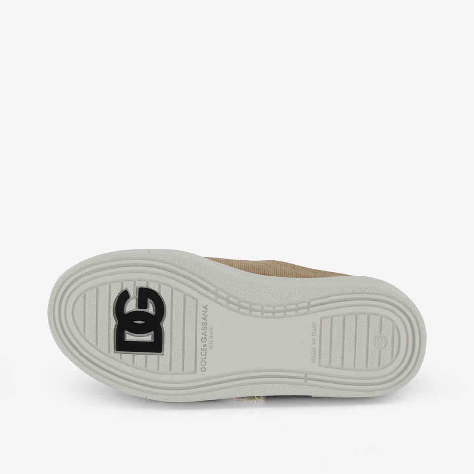 Dolce & Gabbana Boys Sneakers  Light Beige