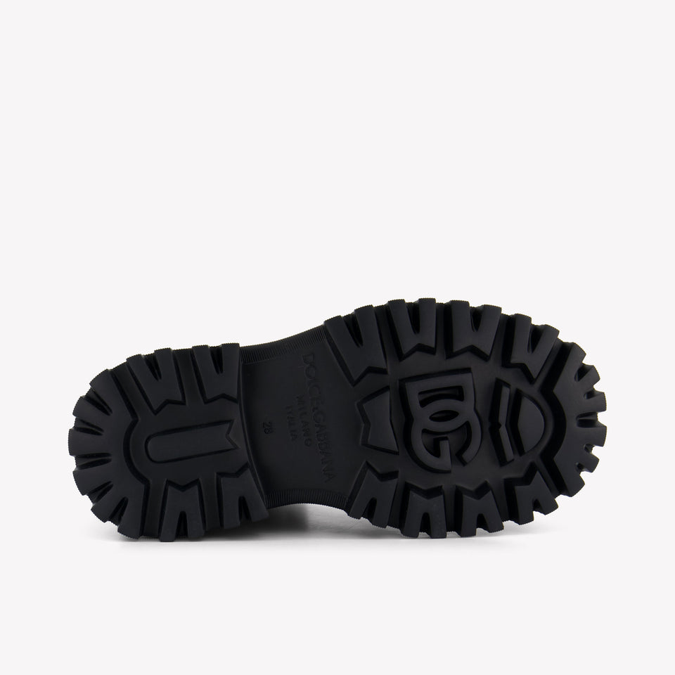 Dolce & Gabbana Meisjes Laarzen In Zwart