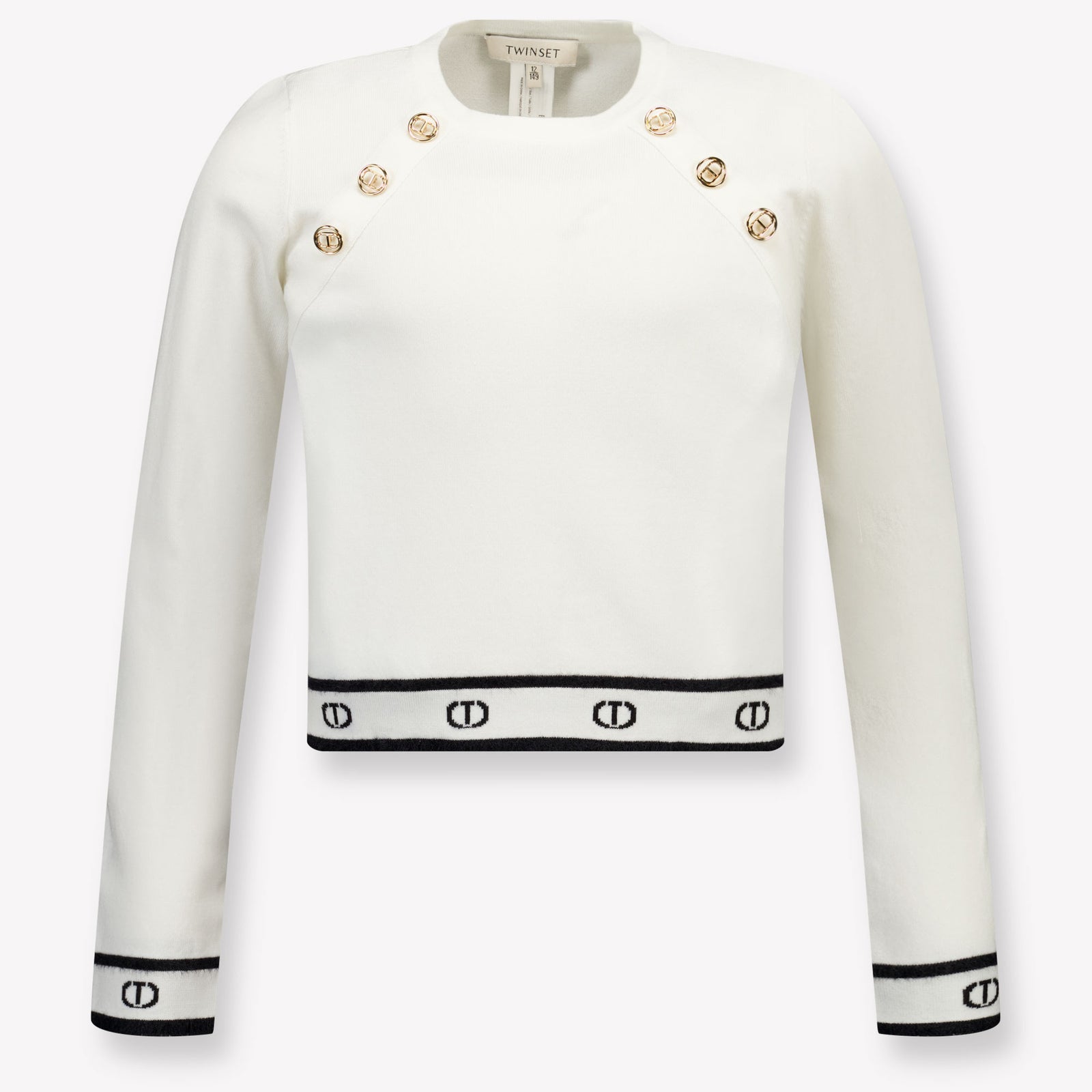 Twset Kids Girls Sweater  Offwhite