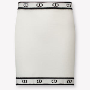 Twset Kids Girls Skirt  Offwhite