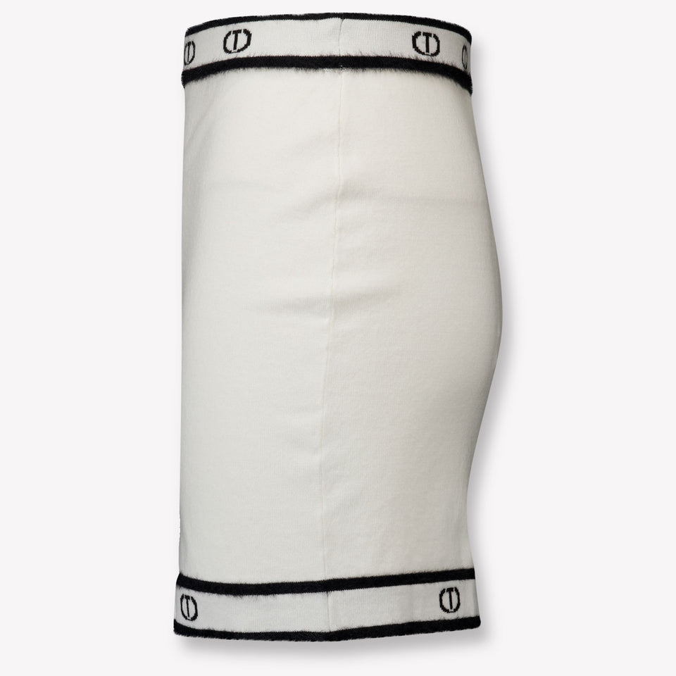 Twset Kids Girls Skirt  Offwhite