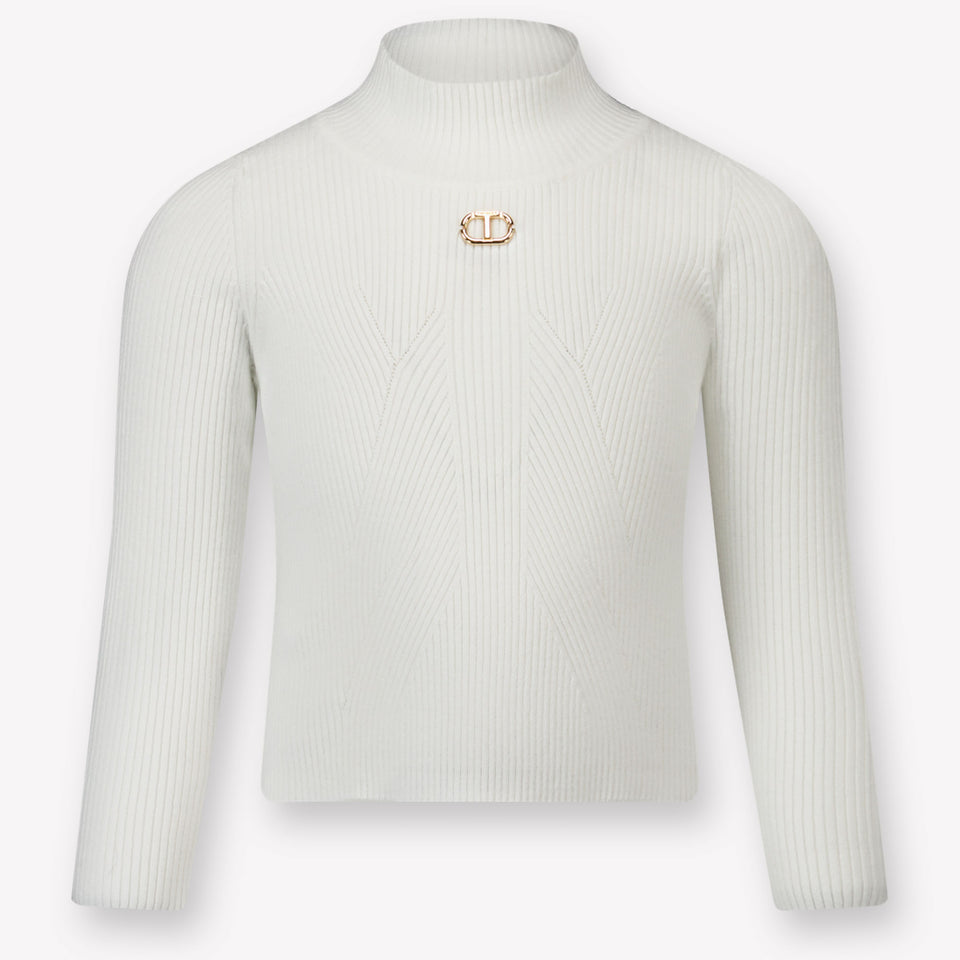 Twset Kids Girls Sweater  Offwhite
