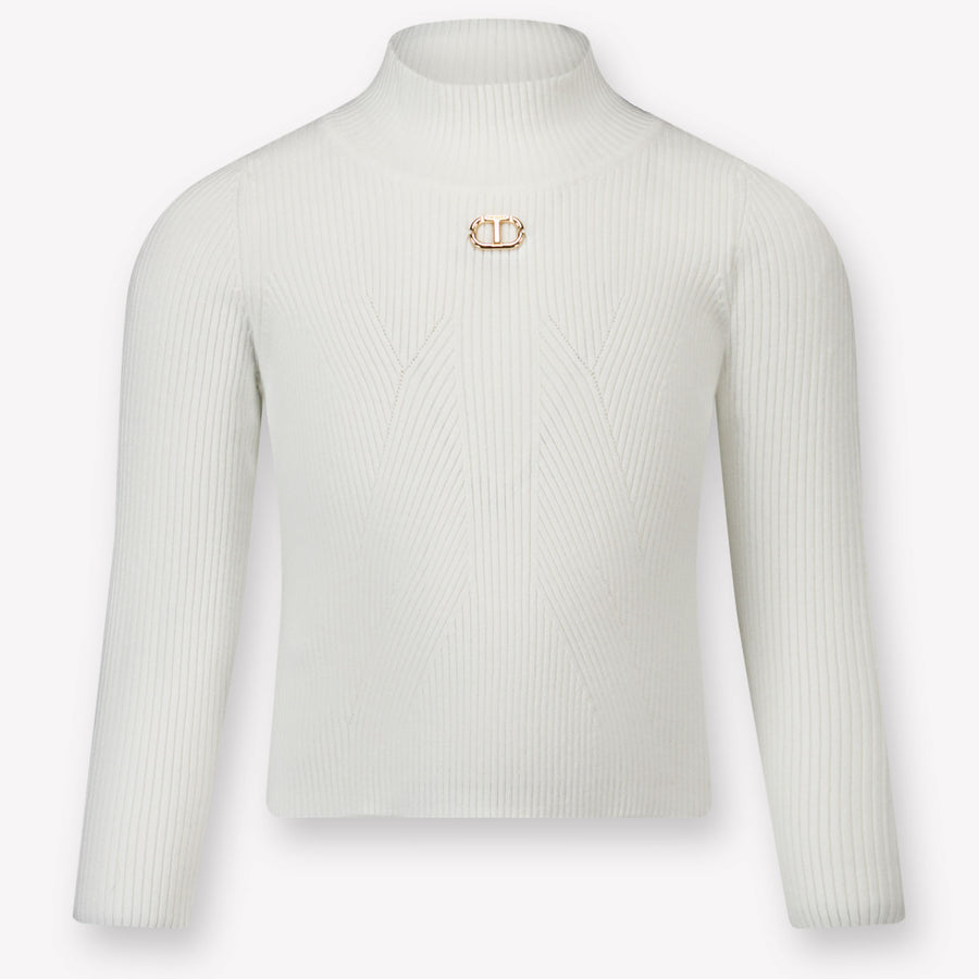 Twset Kids Girls Sweater  Offwhite