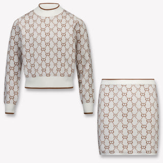 Twinset Kinder Meisjes Setje In Beige