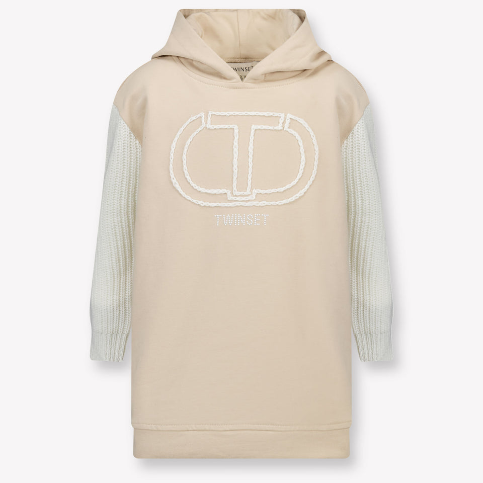 Twset Kids Girls Dress Beige