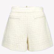 Balmain Kinder Meisjes Shorts In Off White