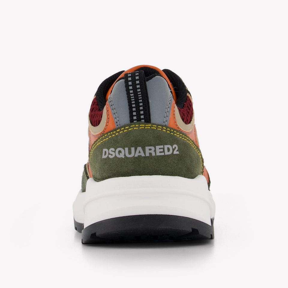 Dsquared2 Unisex Sneakers  Dark Green