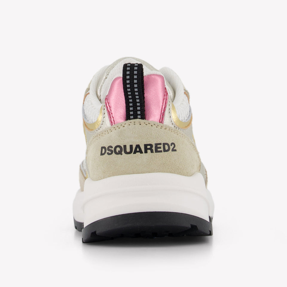 Dsquared2 Unisex Sneakers  Beige