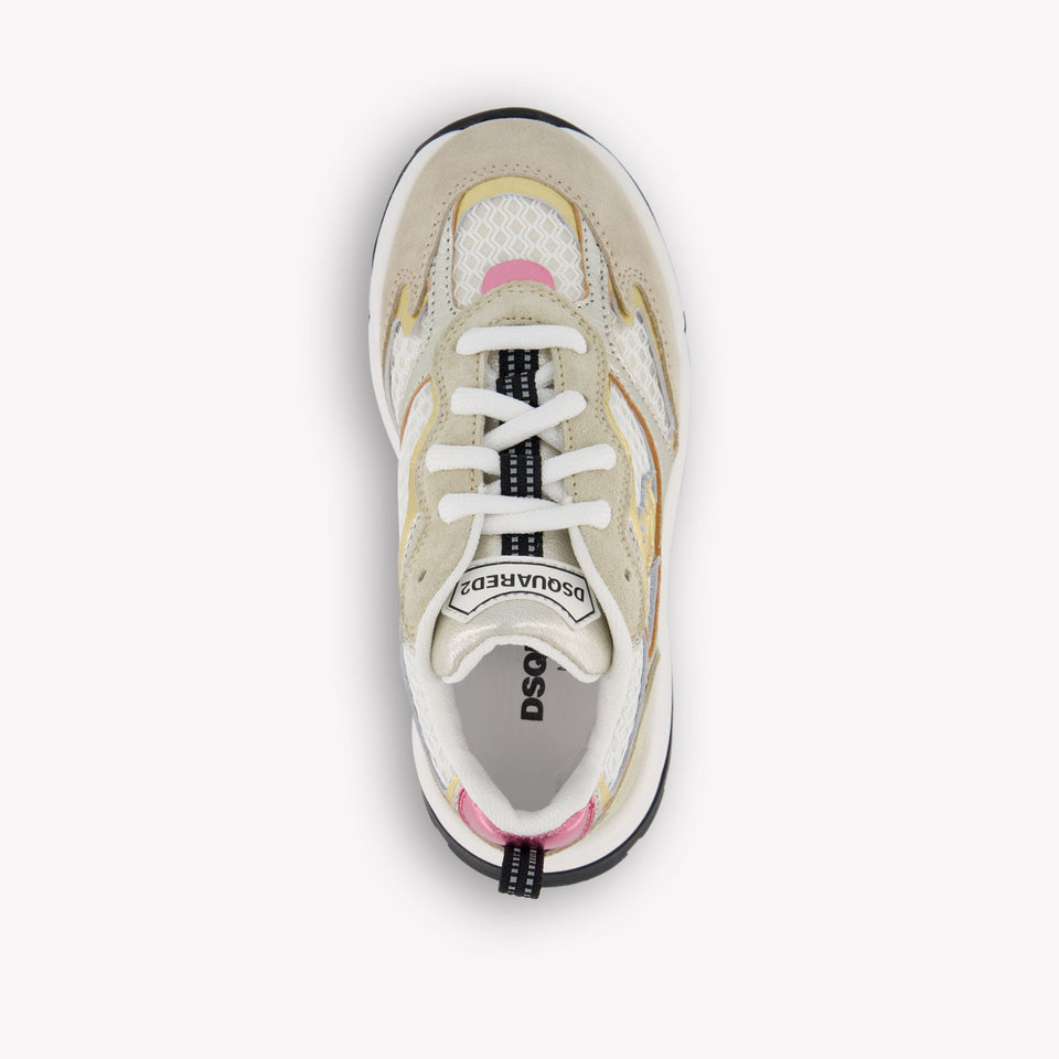 Dsquared2 Unisex Sneakers  Beige