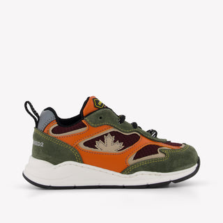 Dsquared2 Unisex Sneakers  Dark Green