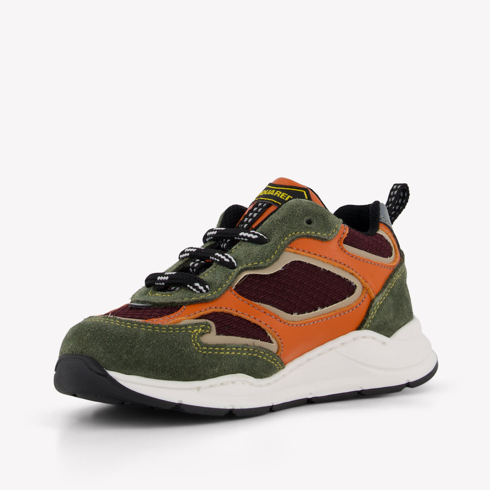 Dsquared2 Unisex Sneakers  Dark Green
