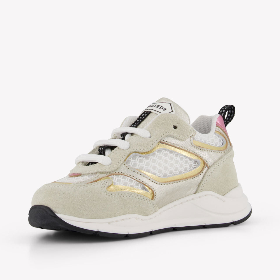 Dsquared2 Unisex Sneakers  Gold