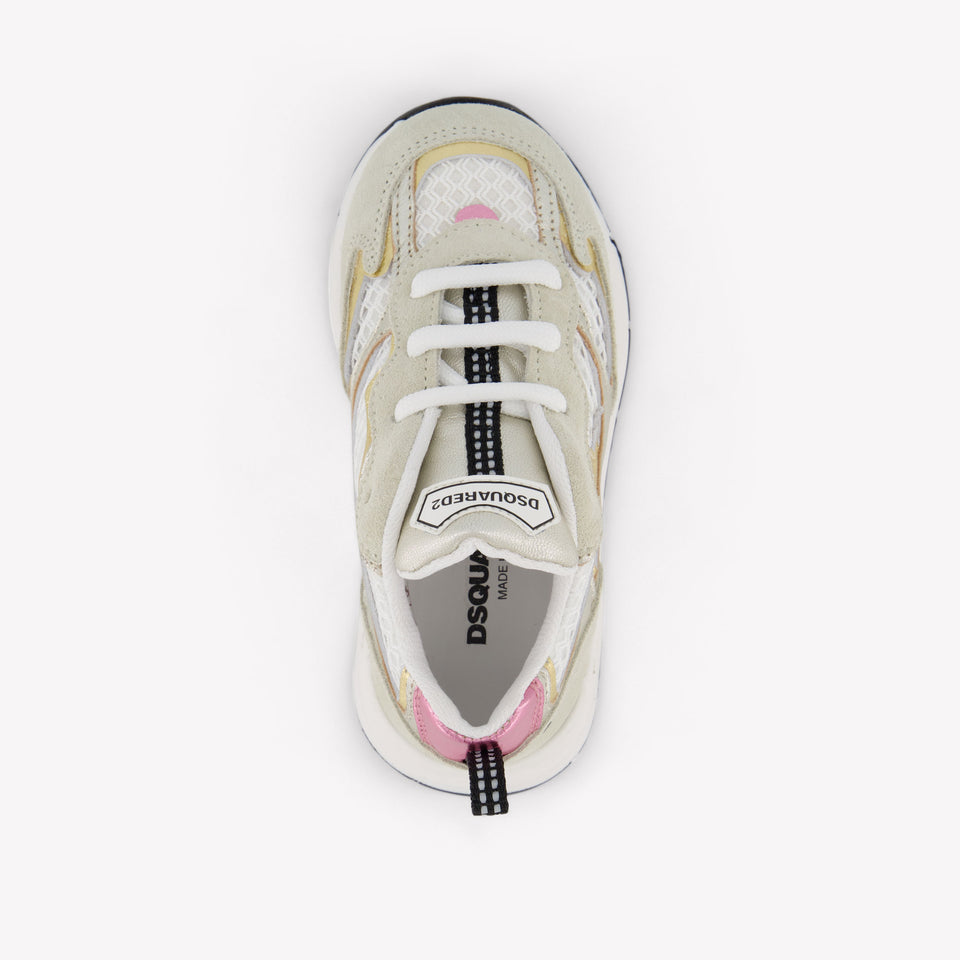 Dsquared2 Unisex Sneakers  Gold