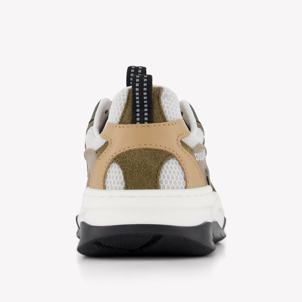 Dsquared2 Unisex Sneakers In Beige