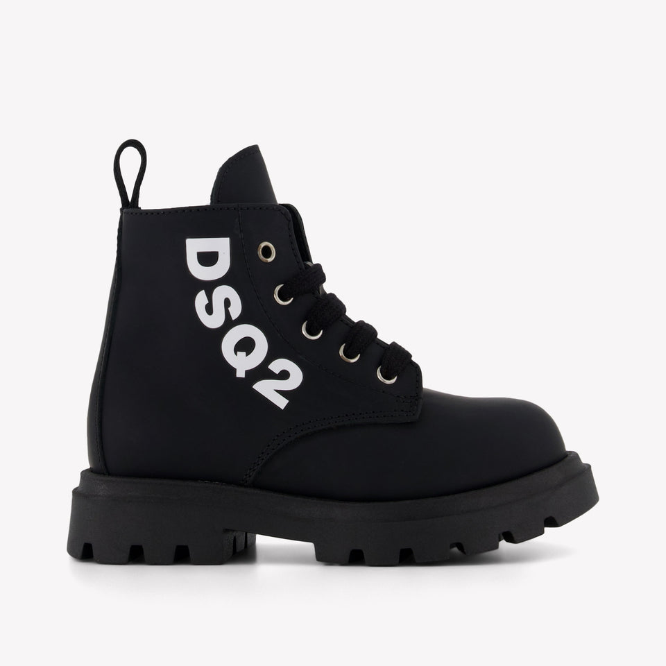 Dsquared2 Unisex Laarzen In Zwart