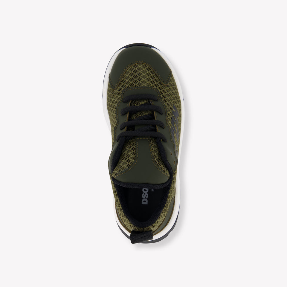 Dsquared2 Unisex Sneakers In Army