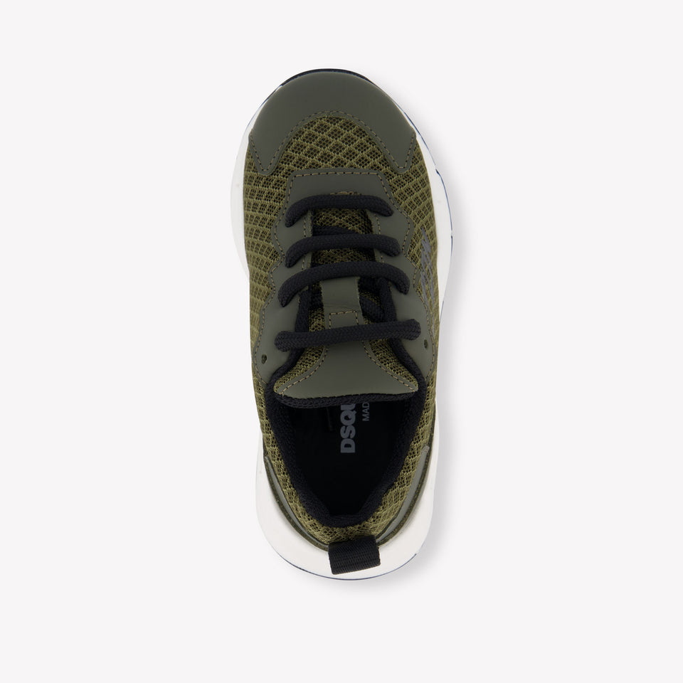 Dsquared2 Unisex Sneakers In Army
