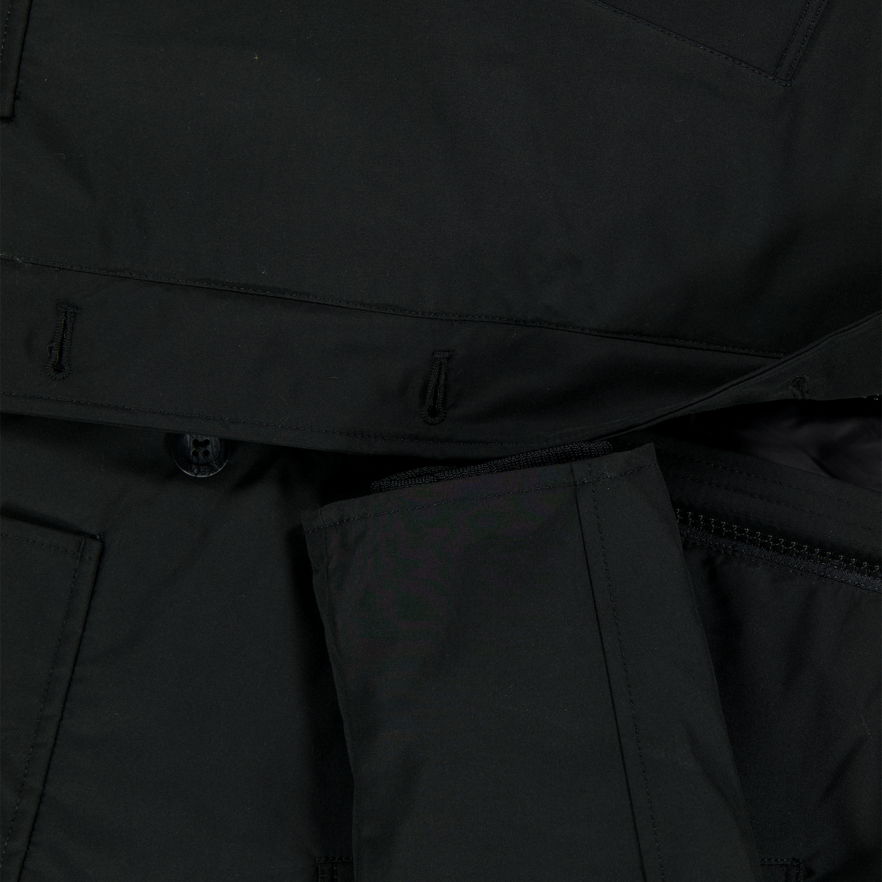 Airforce Kids Girls Winter Coat  Black