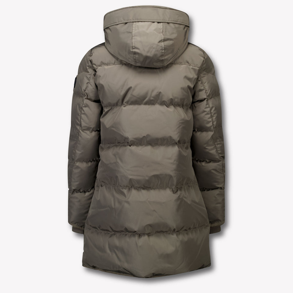 Airforce Kids Girls Winter Coat  Taupe