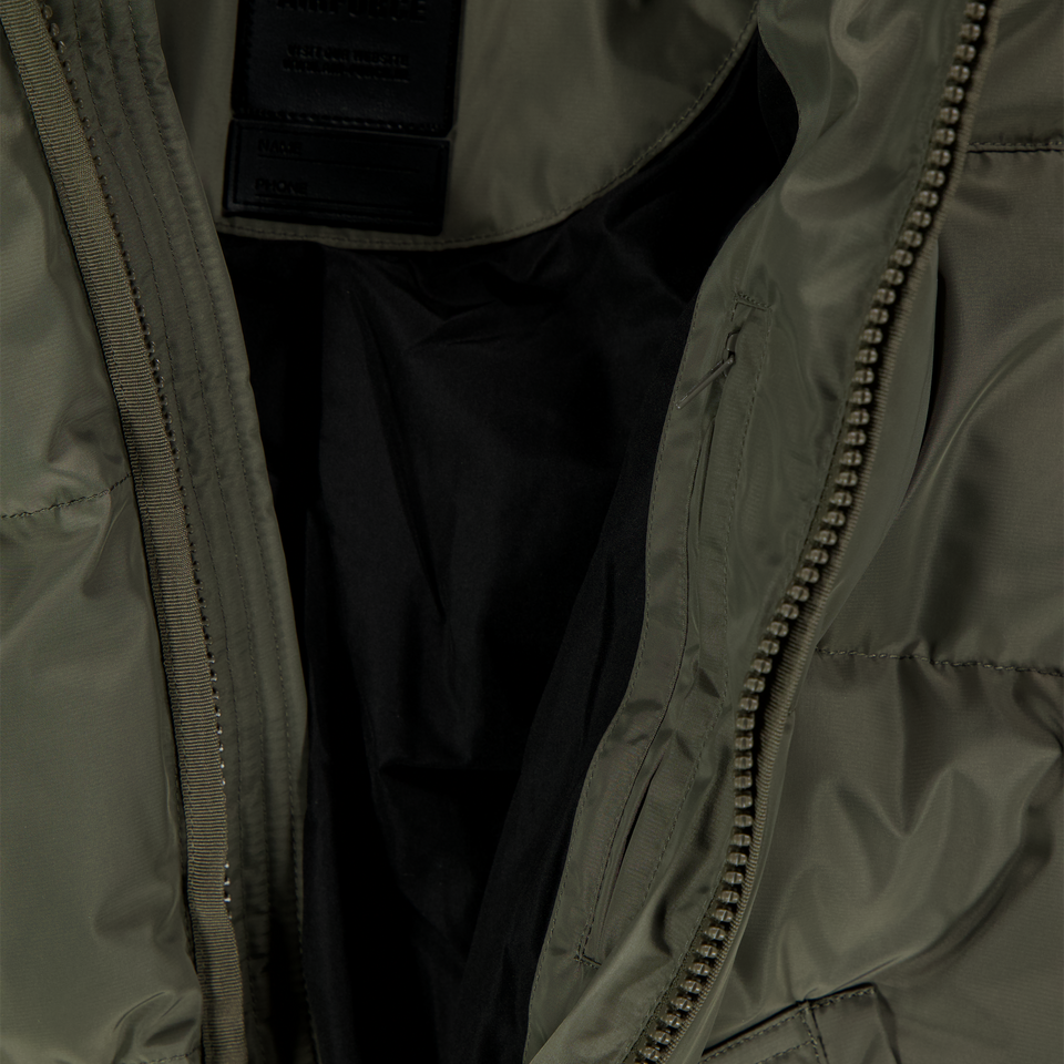 Airforce Kids Girls Winter Coat  Taupe