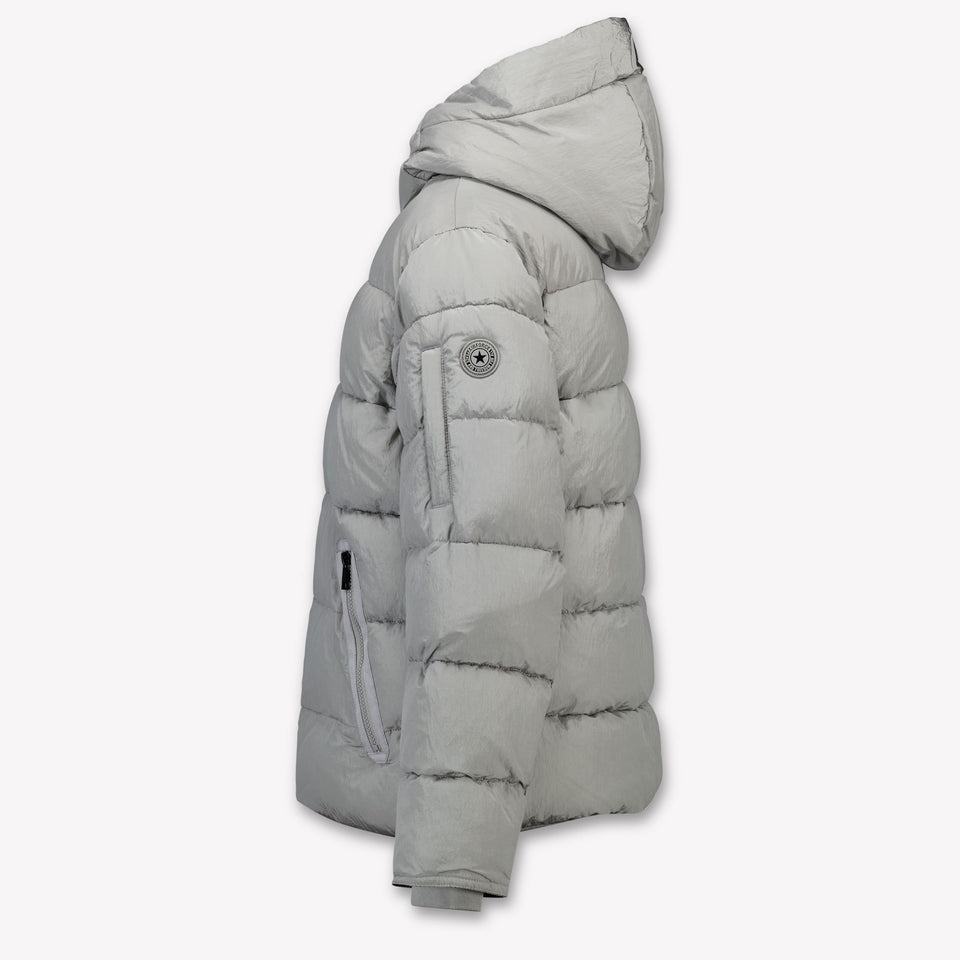 Airforce Kids Boys Winter Jacket  Light Gray