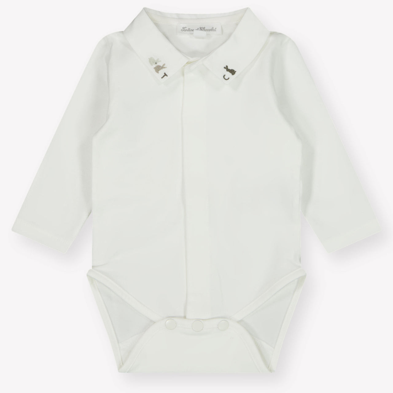 Tartine et Chocolat Baby Jongens Rompertje In Off White