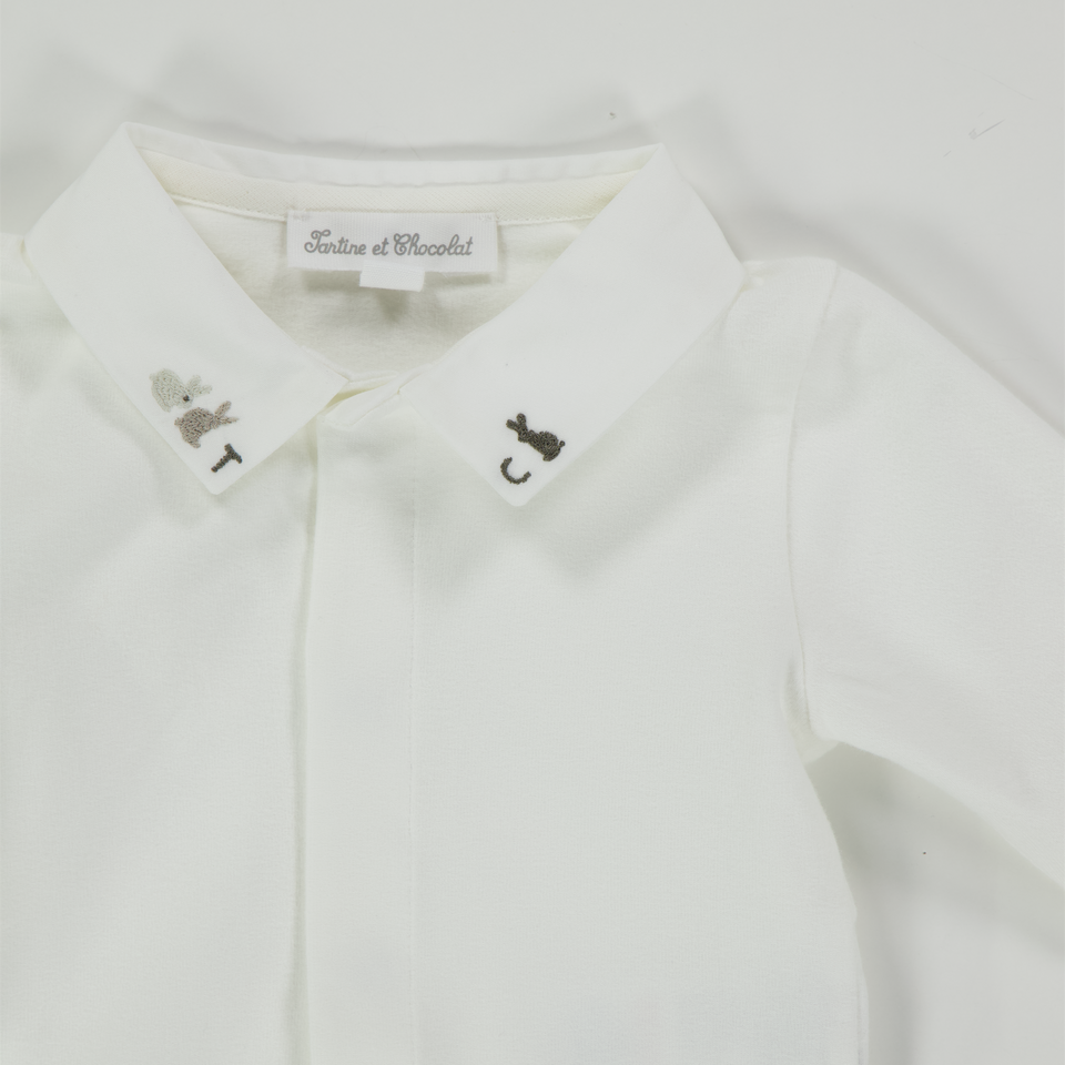 Tarte Et Chocolat Baby Boys Bodwell  Offwhite