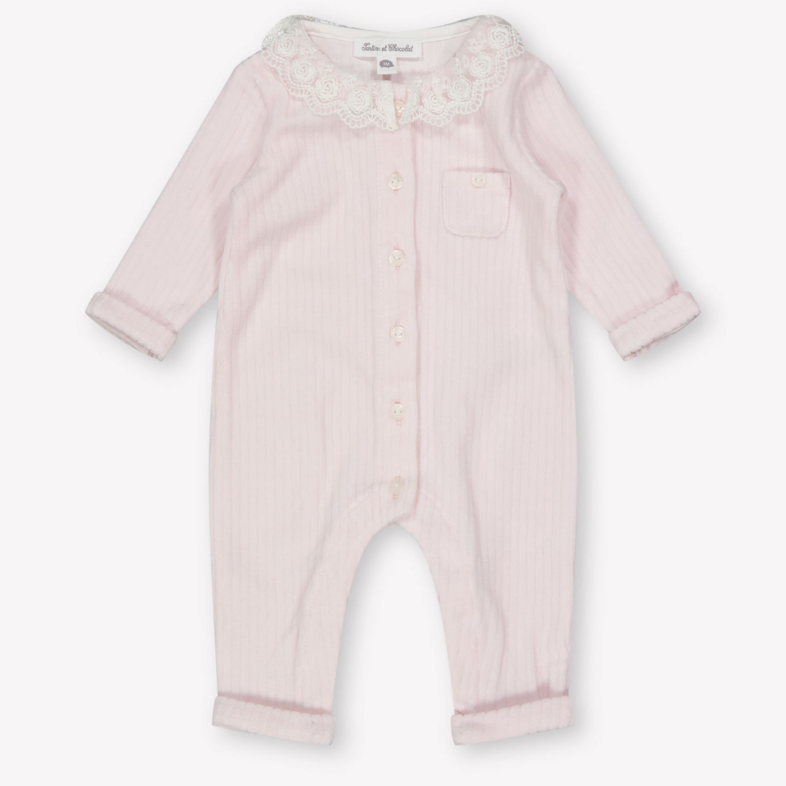 Tarte Et Chocolat Baby Girls Playsuit  Light Pink