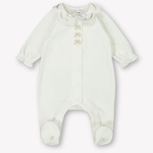 Tarte Et Chocolat Baby Girls Playsuit  White