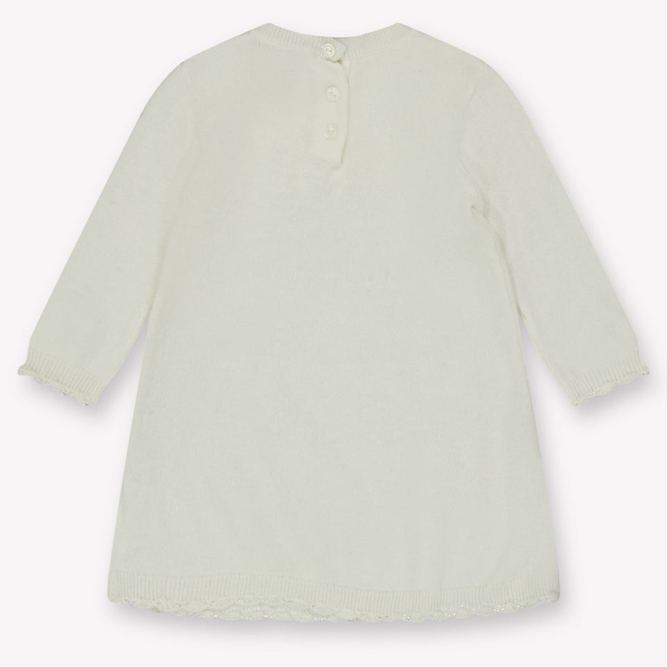 Tarte Et Chocolat Baby Girls Dress Offwhite