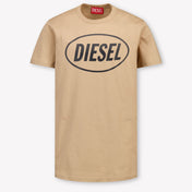 Diesel Kids Boys  T-Shirt Beige