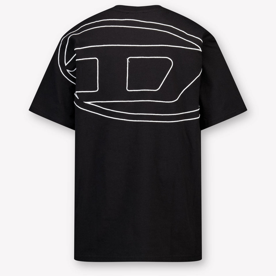 Diesel Kids Boys  T-Shirt Black