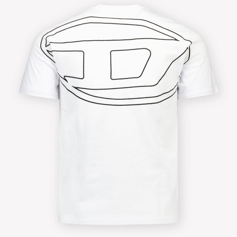Diesel Kids Boys  T-Shirt White