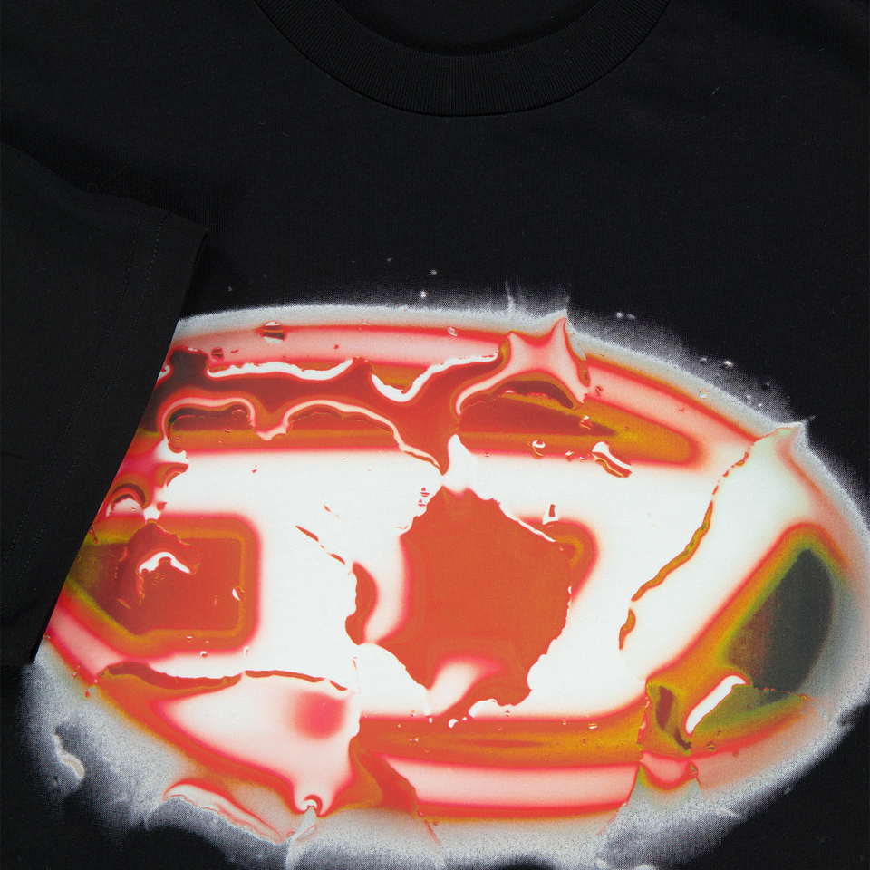 Diesel Kids Boys  T-Shirt Black