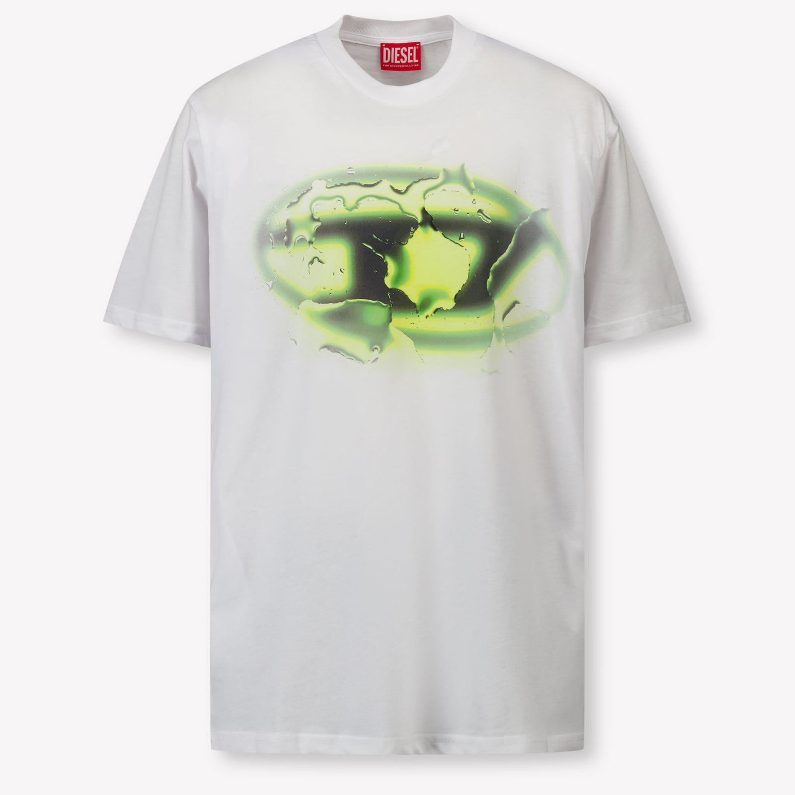 Diesel Kinder Jongens T-Shirt In Wit