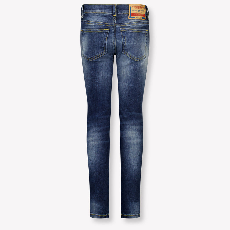 Diesel Kinder Meisjes Jeans In Blauw