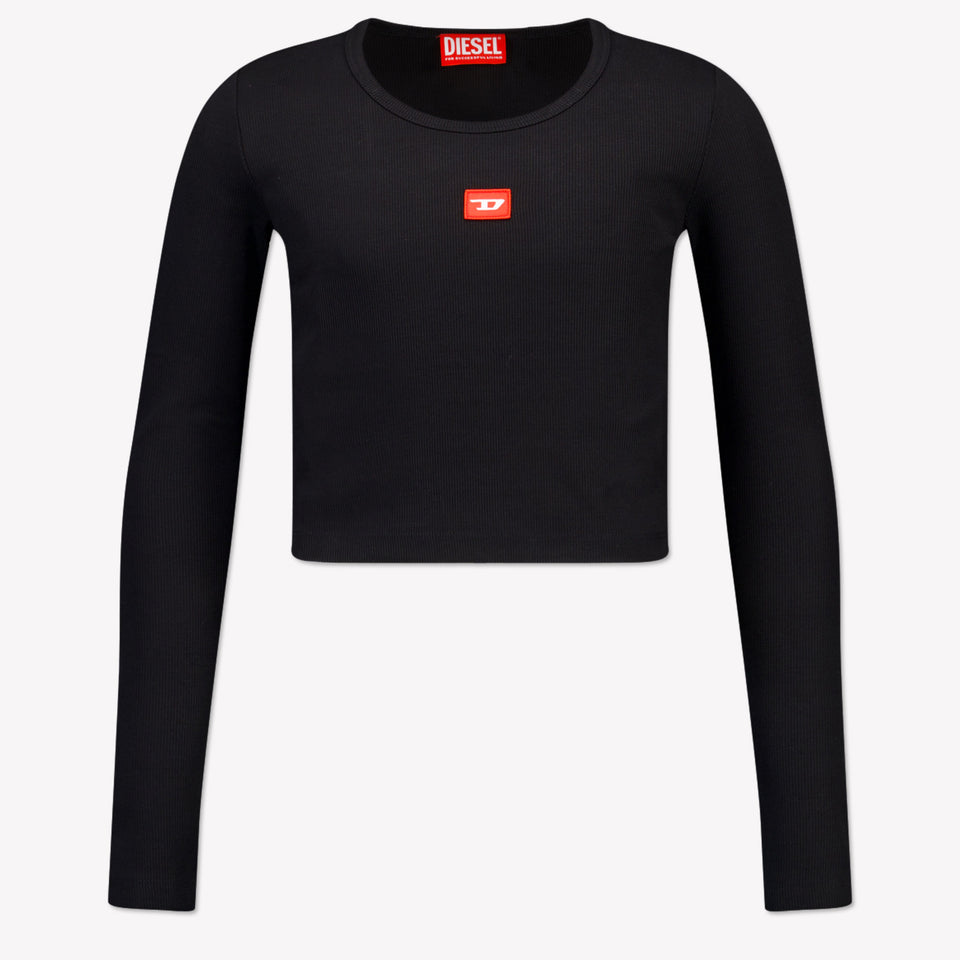 Diesel Kids Girls  T-Shirt Black