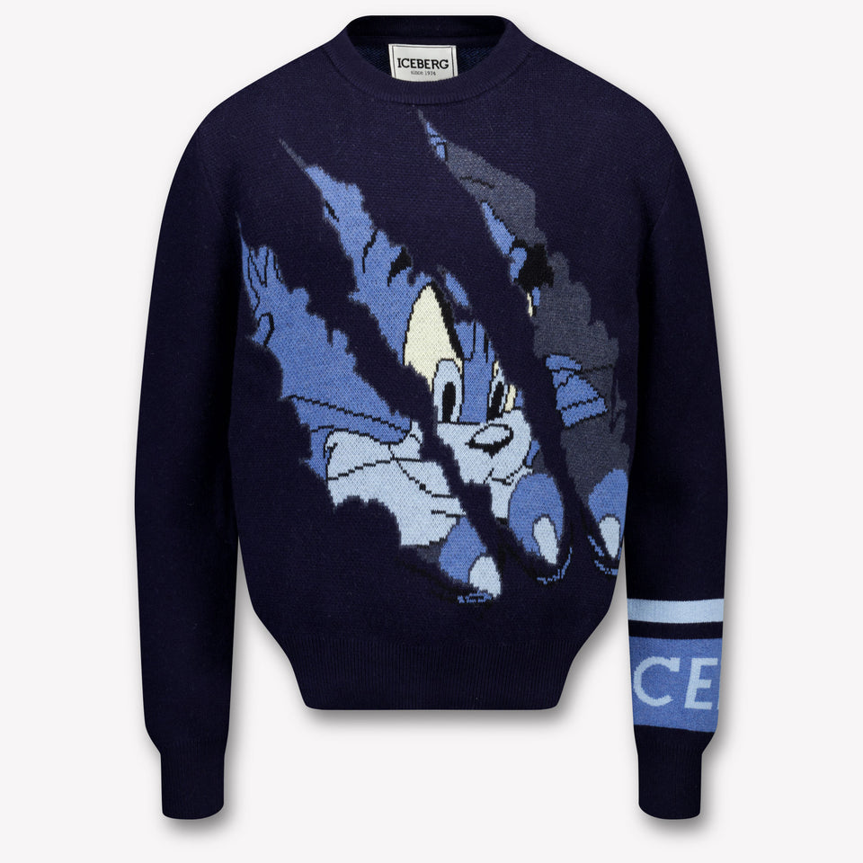 Iceberg Kinder Jongens Trui In Navy