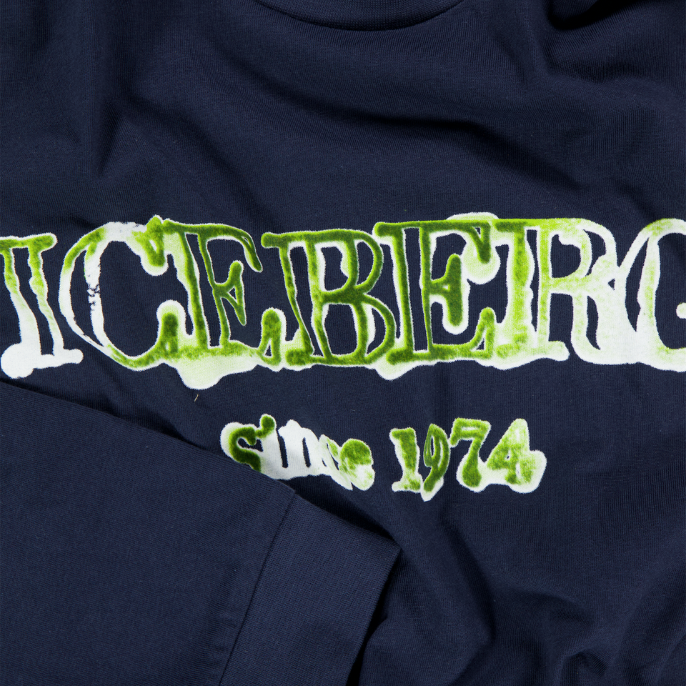 Iceberg Kids Boys  T-Shirt Navy