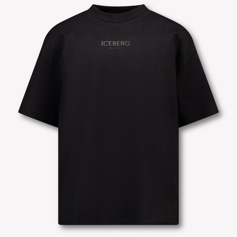 Iceberg Kids Boys  T-Shirt Black