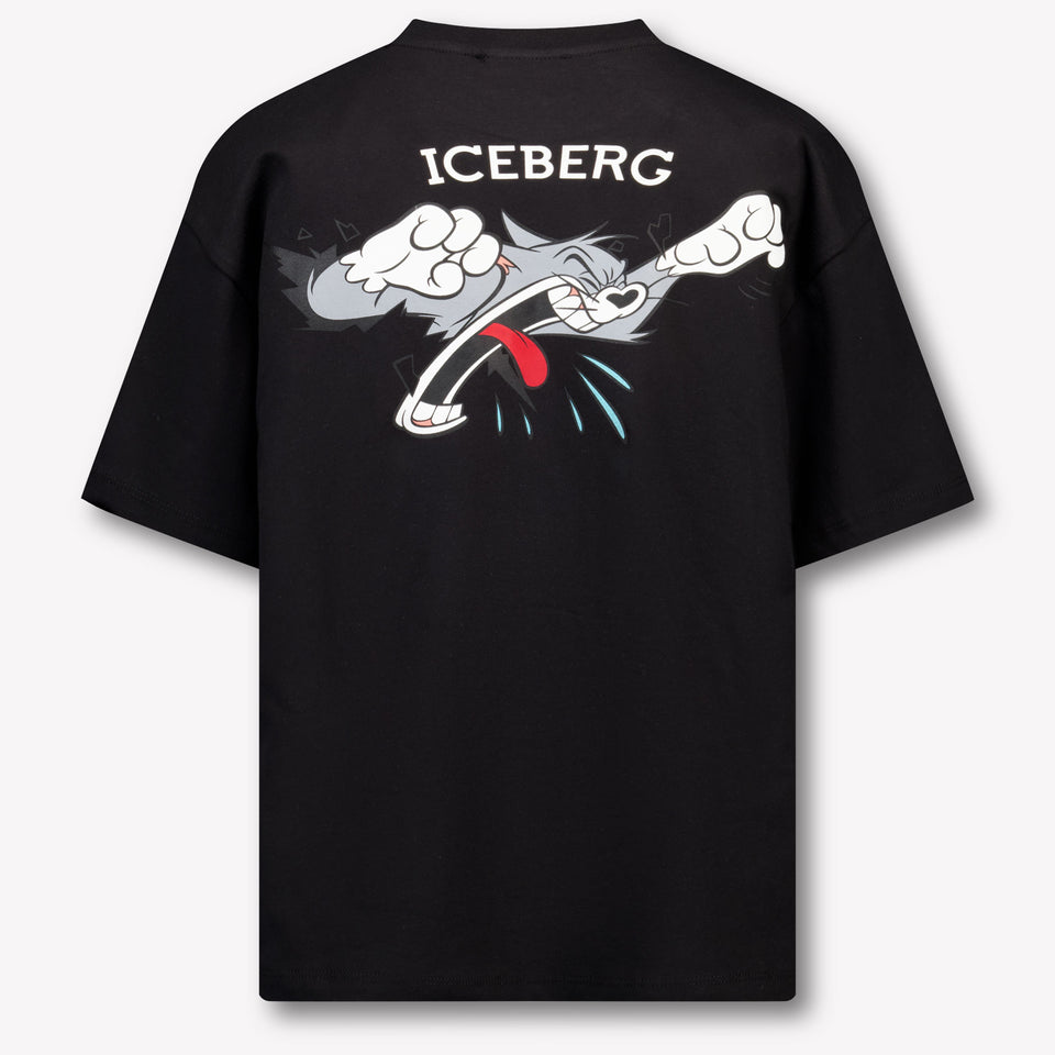 Iceberg Kids Boys  T-Shirt Black